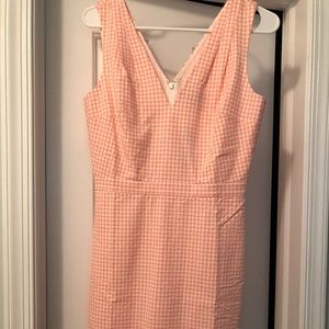 J. Crew NWT gingham pink dress